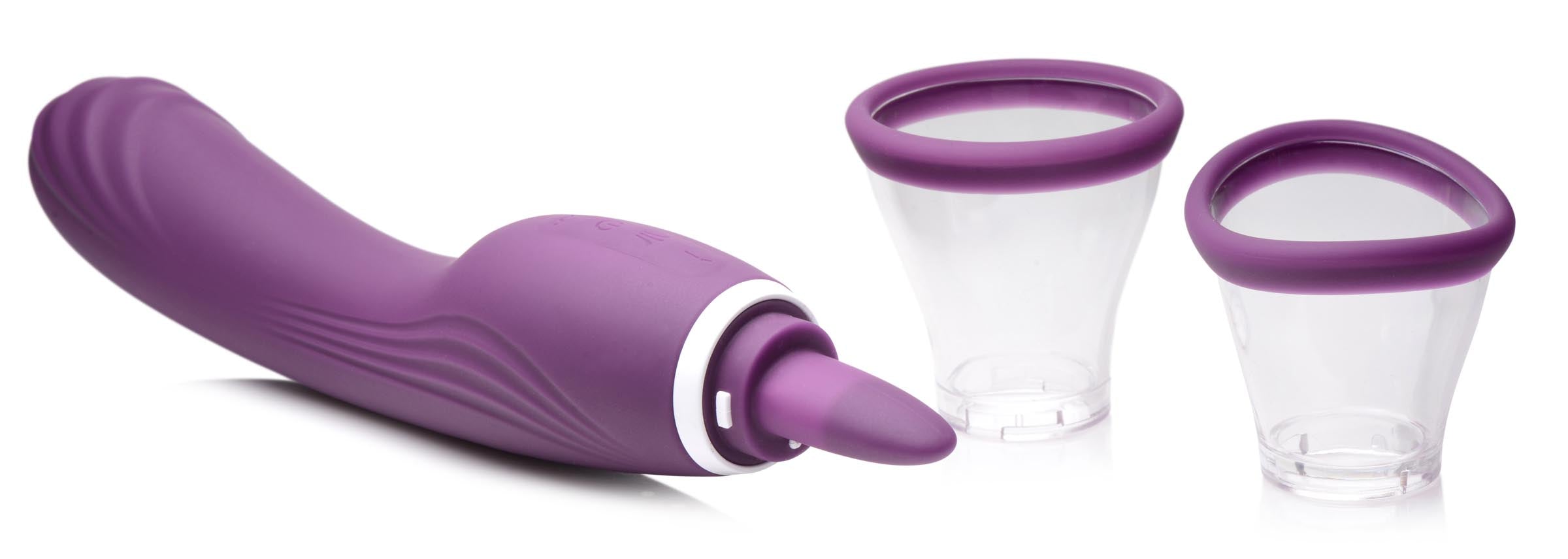 Lickgasm Lickgasm 8X Licking and Sucking Vibrator Purple