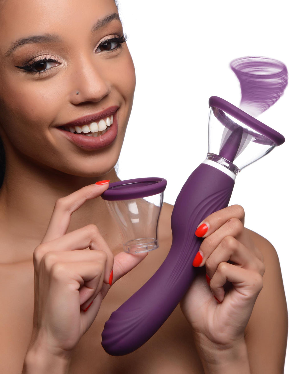 Lickgasm Lickgasm 8X Licking and Sucking Vibrator Purple