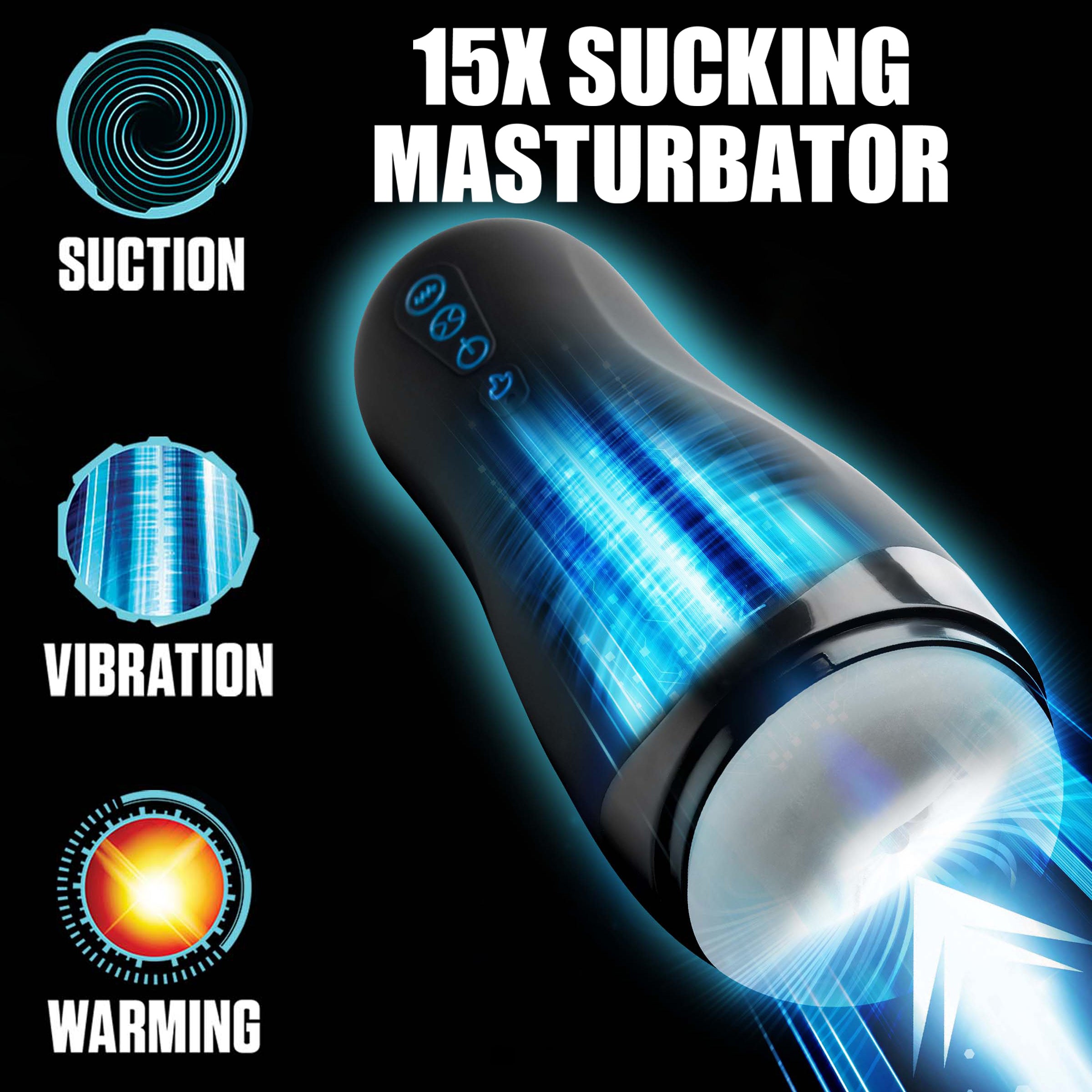 LoveBotz The Milker 15X Squeezing Masturbator Black