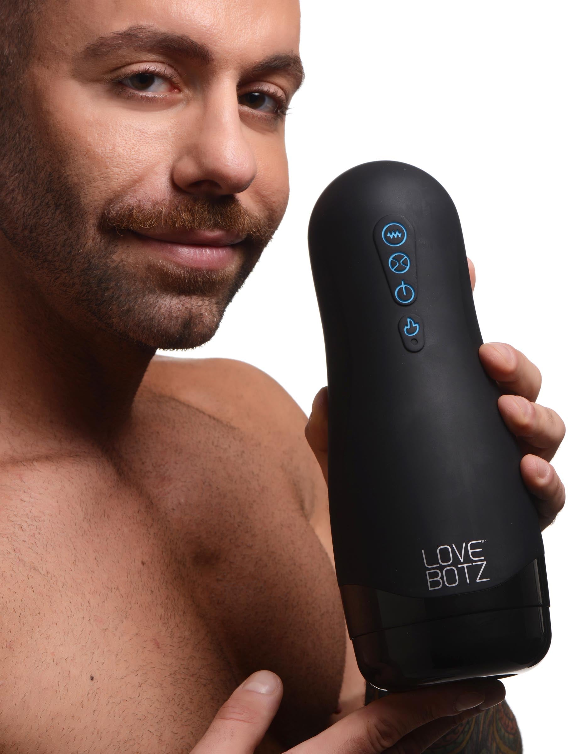 LoveBotz The Milker 15X Squeezing Masturbator Black