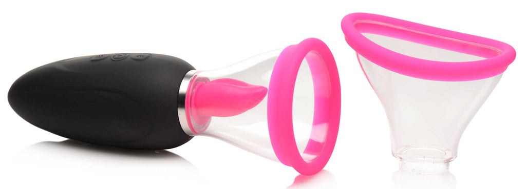 Lickgasm Lickgasm Mini 10X Silicone Licking and Sucking Stimulator Black