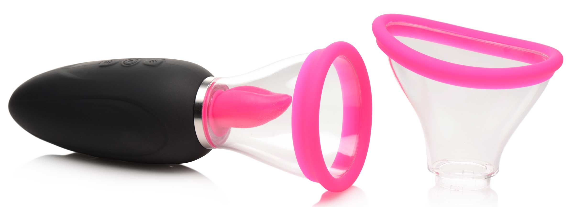 Lickgasm Lickgasm Mini 10X Silicone Licking and Sucking Stimulator Black