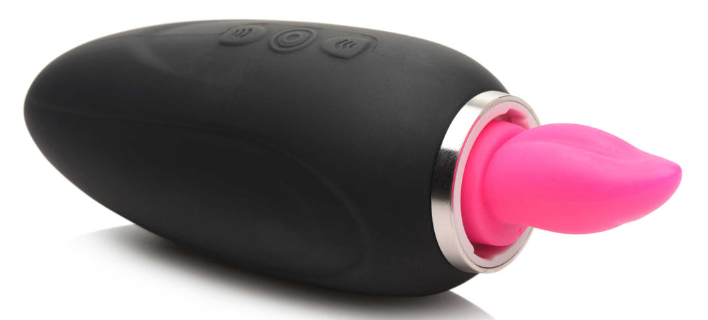 Lickgasm Lickgasm Mini 10X Silicone Licking and Sucking Stimulator Black