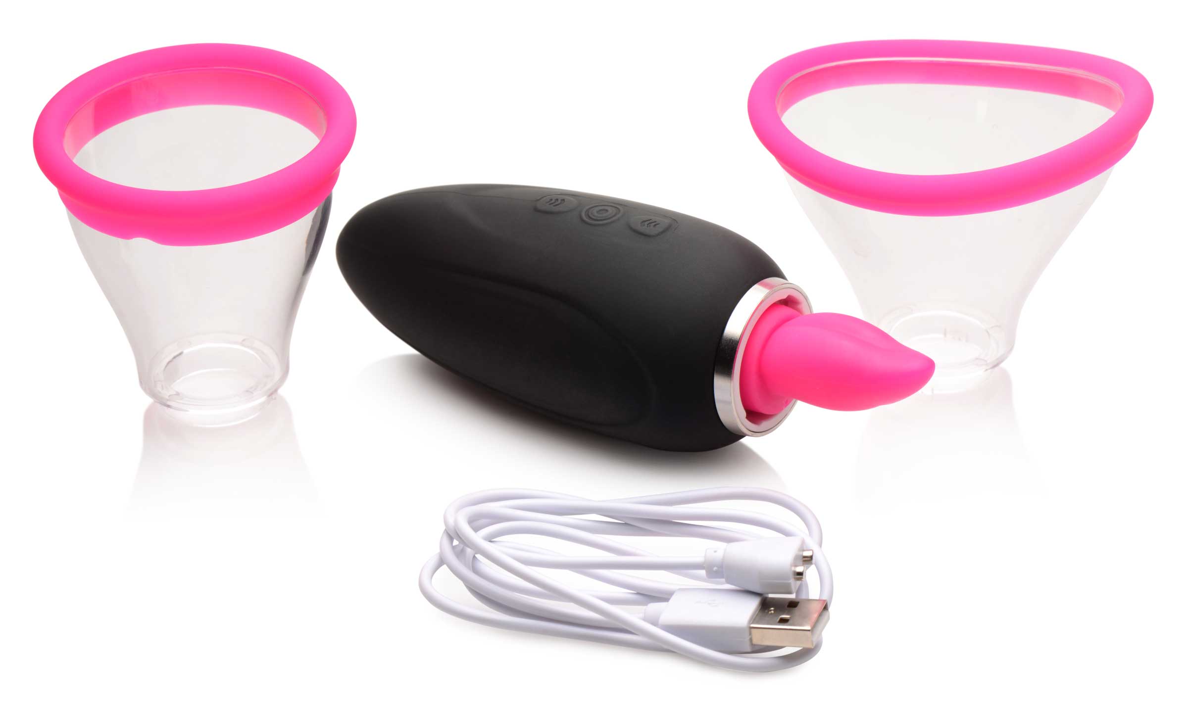 Lickgasm Lickgasm Mini 10X Silicone Licking and Sucking Stimulator Black