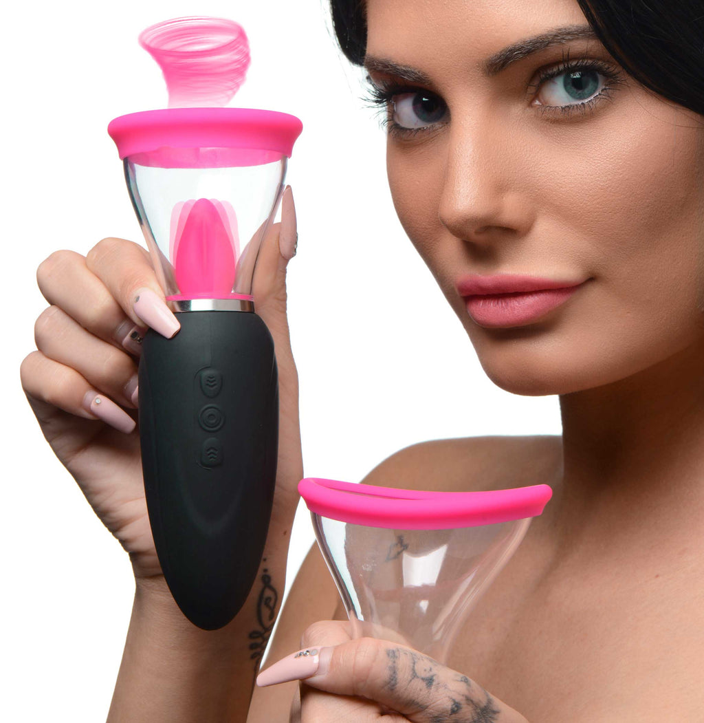 Lickgasm Lickgasm Mini 10X Silicone Licking and Sucking Stimulator Black