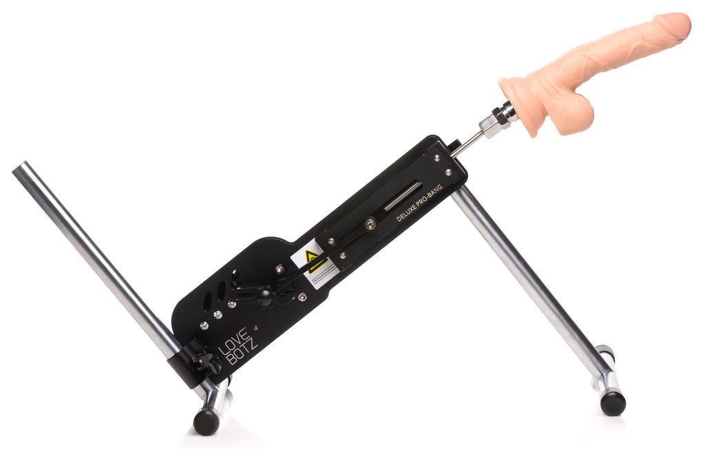 LoveBotz Deluxe Pro-Bang Sex Machine with Remote Control Black
