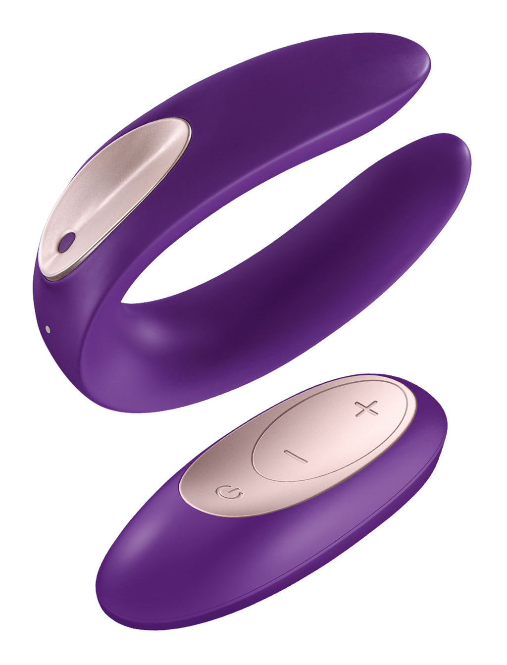Satisfyer Satisfyer Double Plus Remote Partner Vibrator Purple