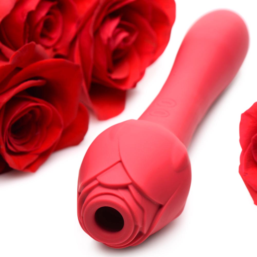 Bloomgasm Bloomgasm Sweet Heart Rose Clit Suction Vibrator Red