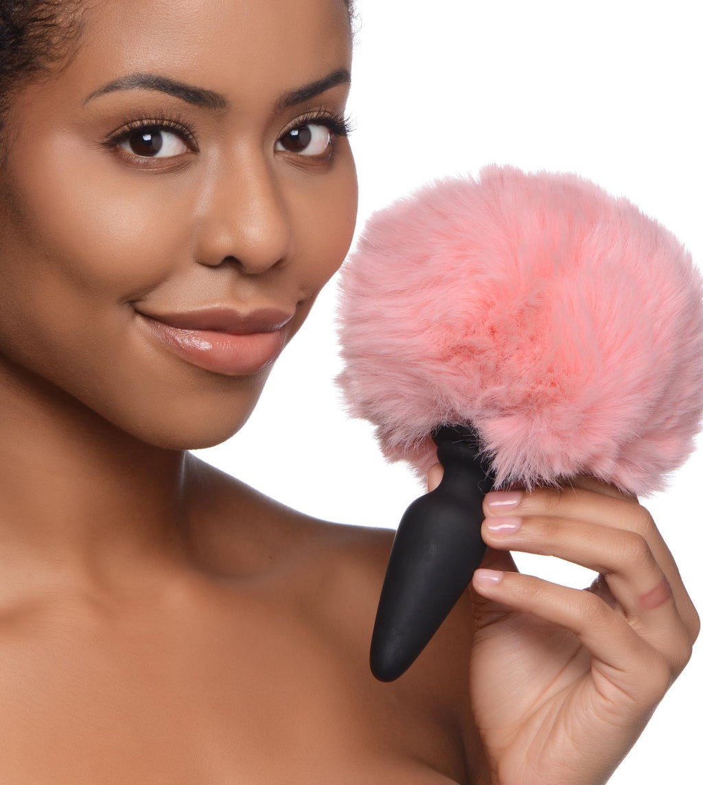 Tailz Silicone Anal Plug with 3 Interchangeable Tails Multi