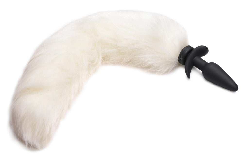 Tailz Vibrating Silicone Anal Plug with 3 Interchangeable Tails Multi