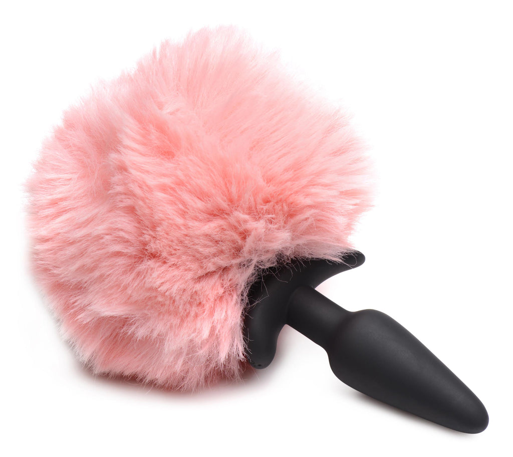 Tailz Vibrating Silicone Anal Plug with 3 Interchangeable Tails Multi