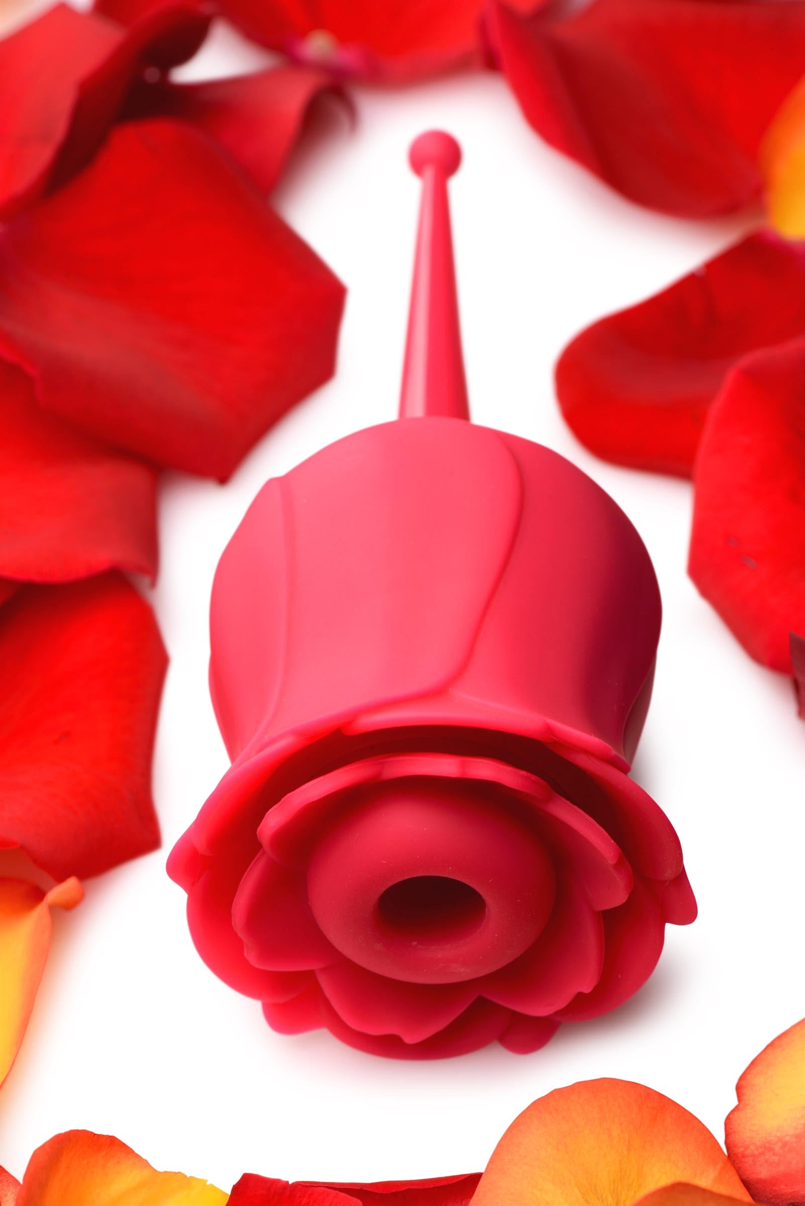 Bloomgasm Bloomgasm Rose Buzz 7X Silicone Clit Stimulator and Vibrator Red