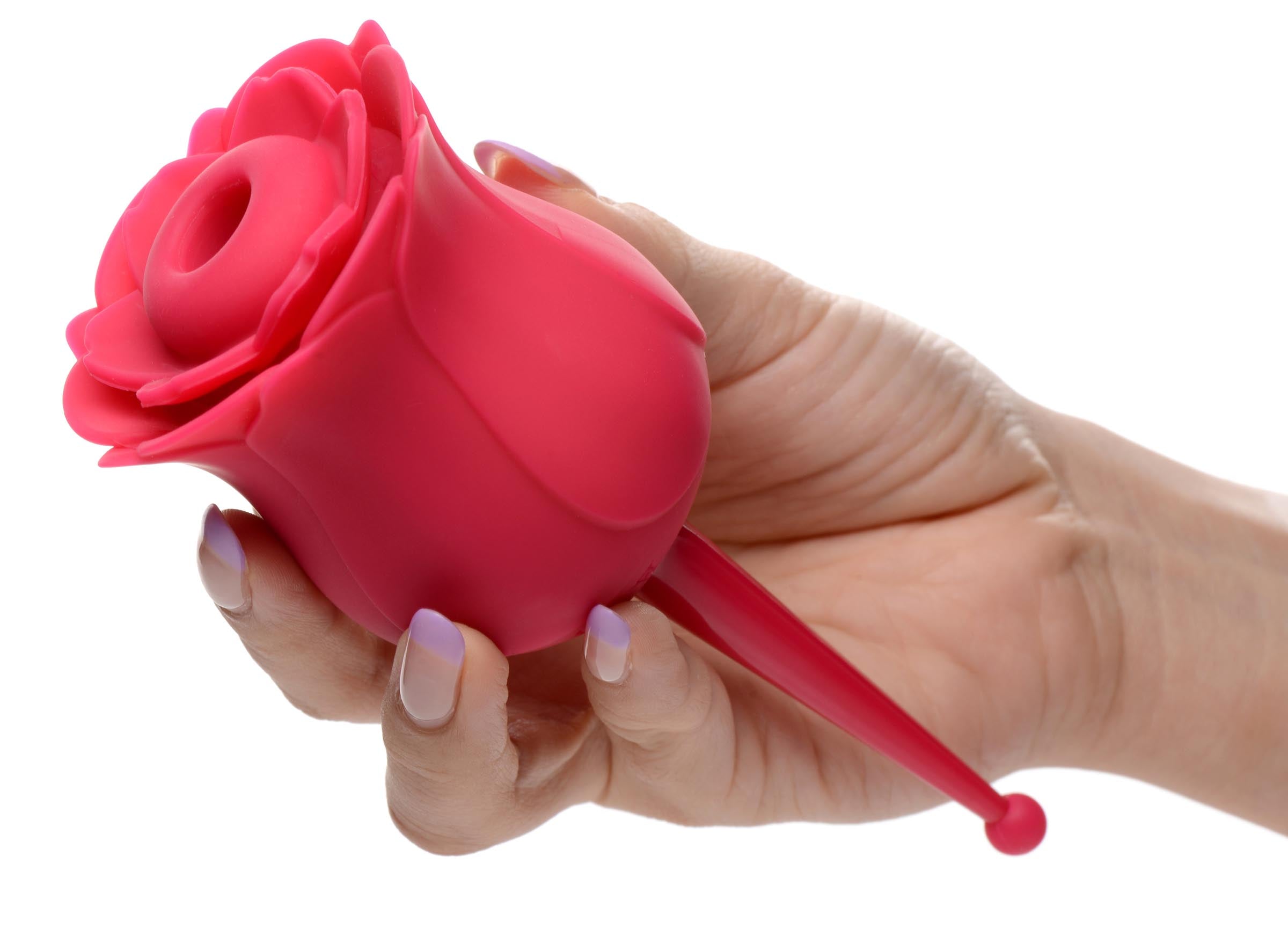 Bloomgasm Bloomgasm Rose Buzz 7X Silicone Clit Stimulator and Vibrator Red
