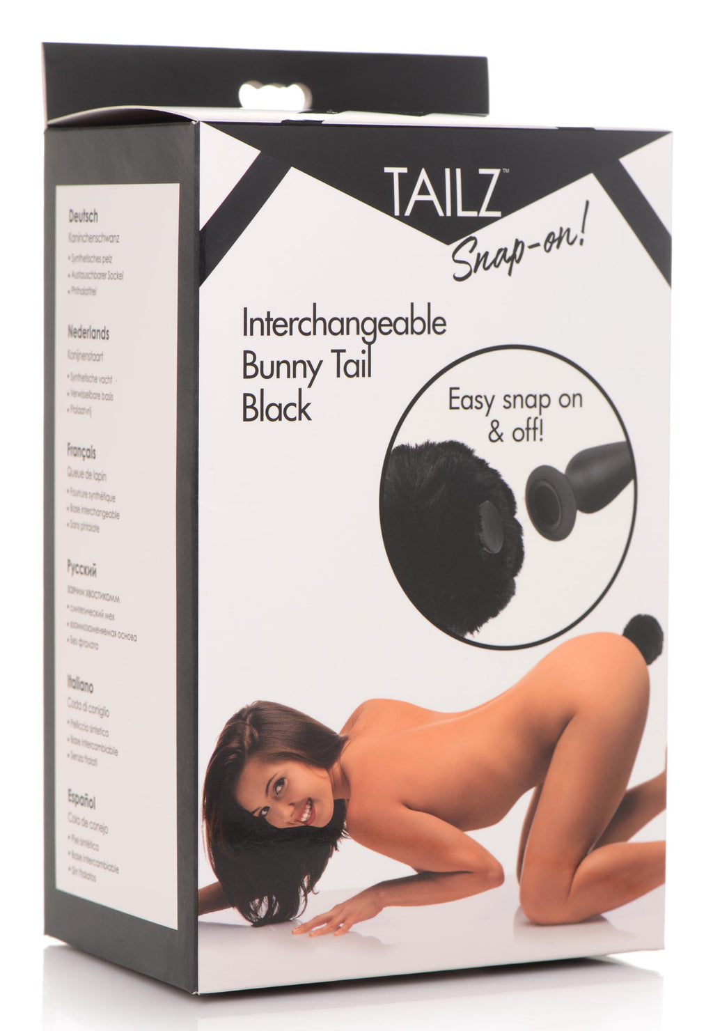 Tailz Interchangeable Bunny Tail - Black Black