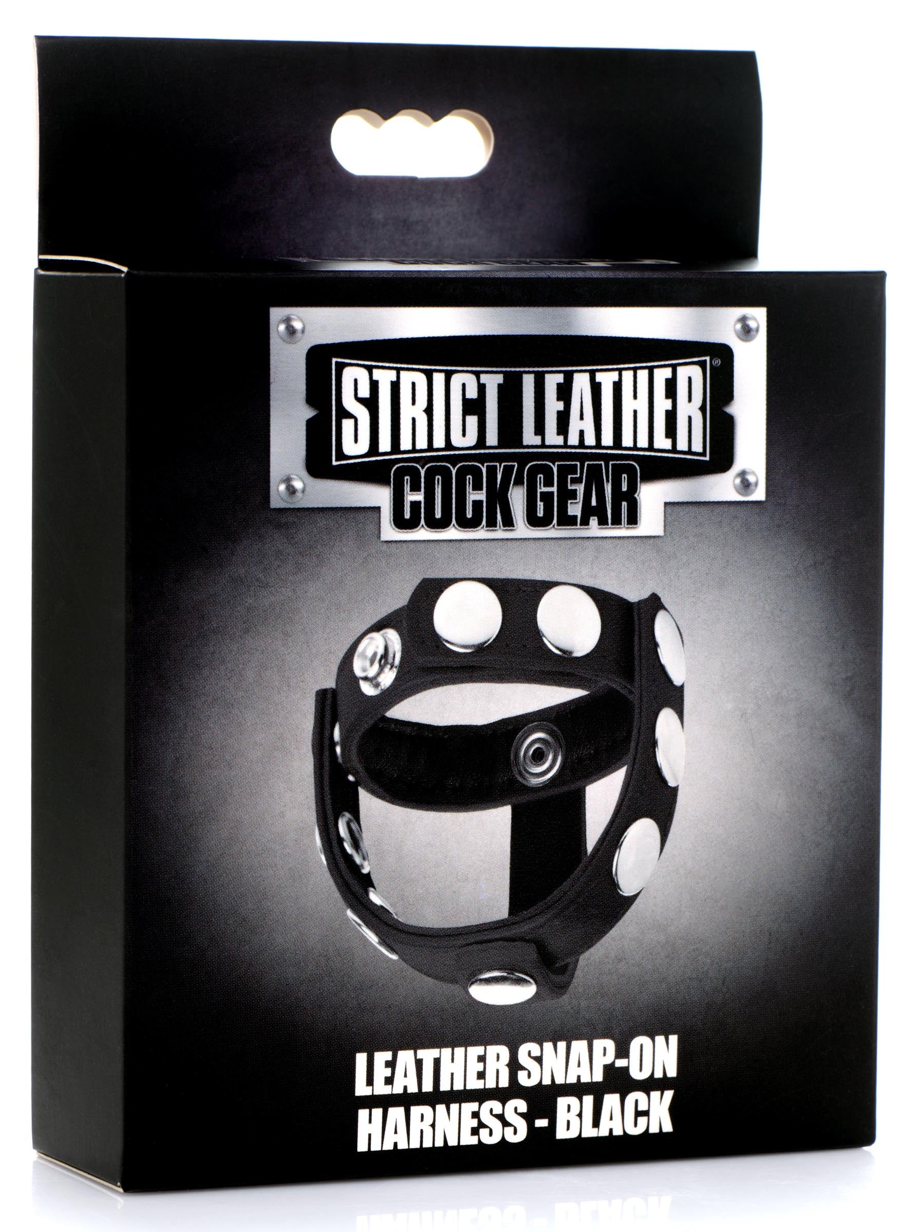 Strict Leather Leather Snap-on Cock Harness - Black Black