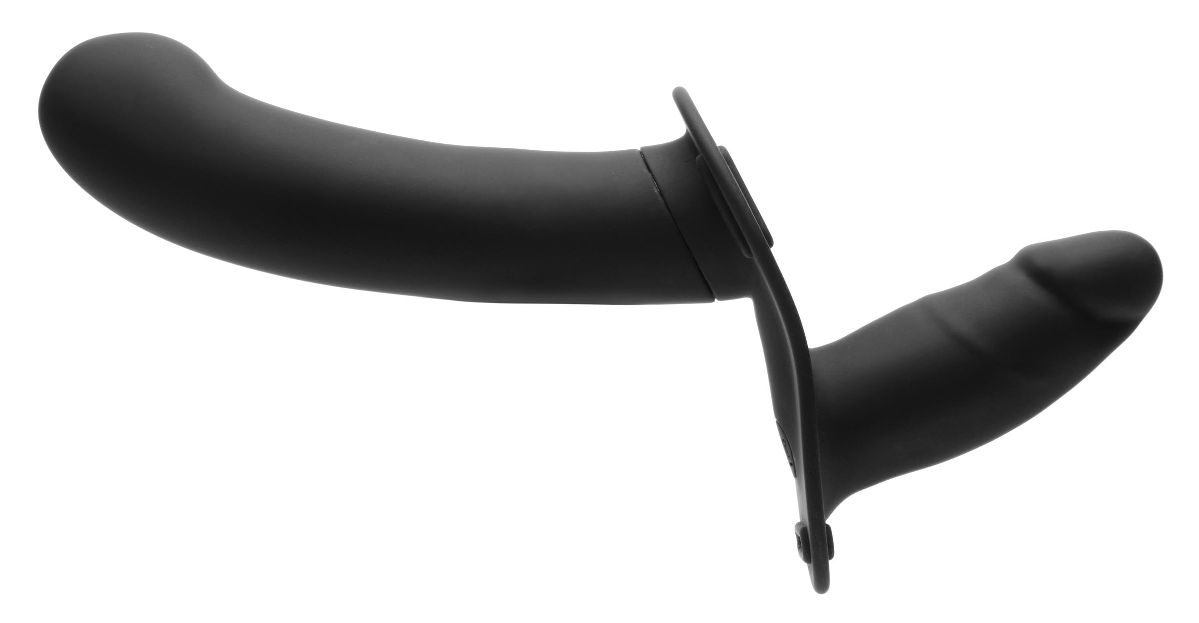 Strap U 28X Double Diva 1.5 Inch Double Dildo with Harness and Remote Control - Pink Black