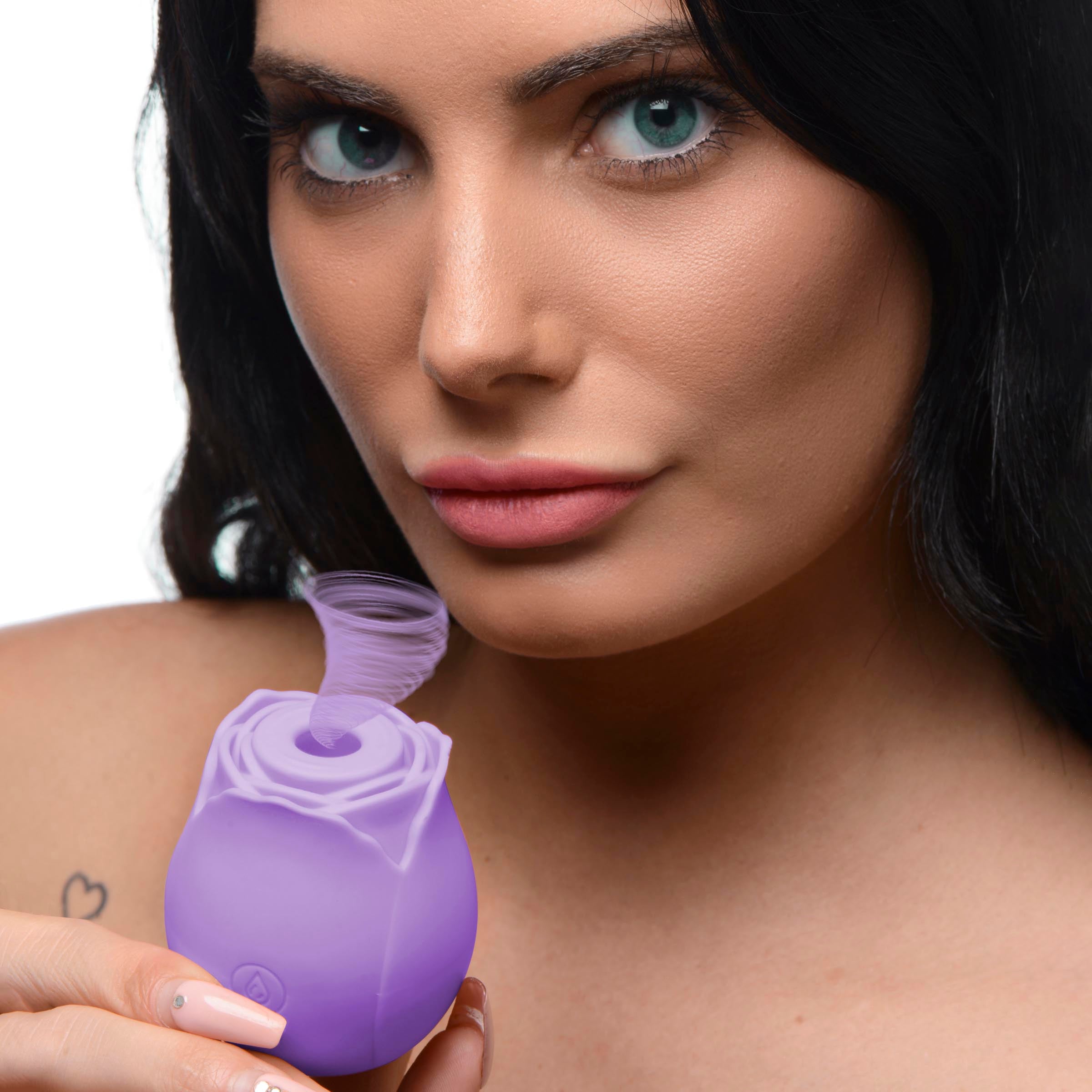 Bloomgasm Bloomgasm Wild Rose 10X Suction Clit Stimulator - Purple Purple