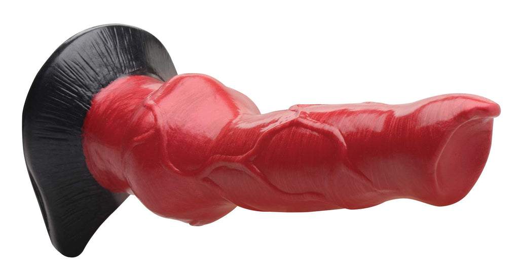 Creature Cocks Hell-Hound Canine Penis Silicone Dildo Red