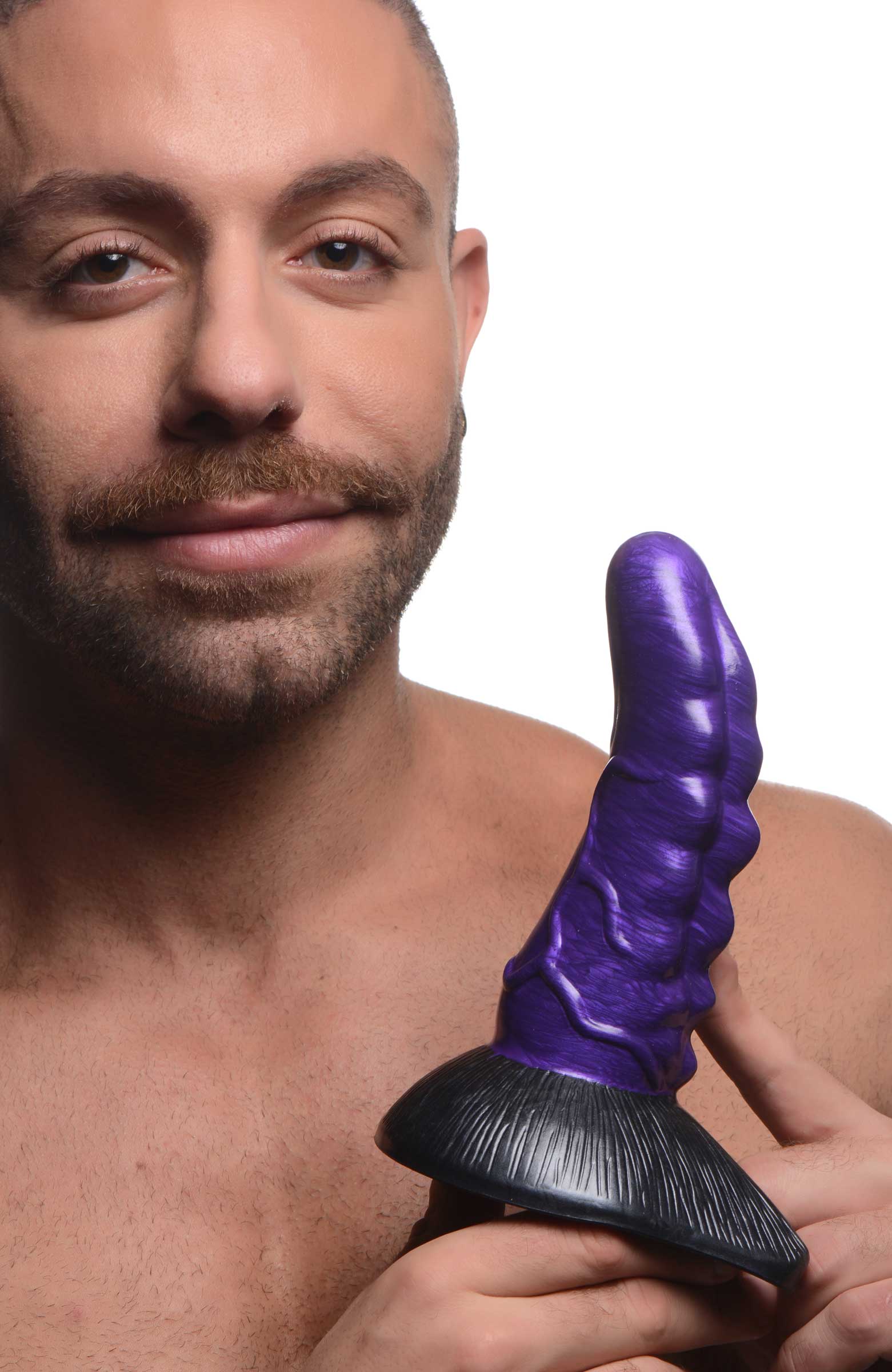 Creature Cocks Orion Invader Veiny Space Alien Silicone Dildo Purple