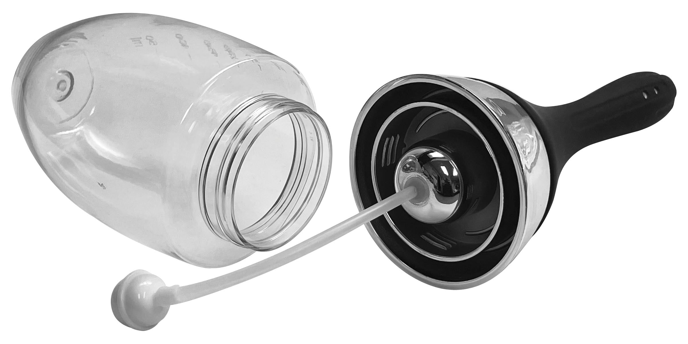 CleanStream Auto-Vibrating Enema Bulb Black