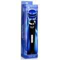 Zeus Electrosex Blue-Arc E-Stim Vibrating Wand Black