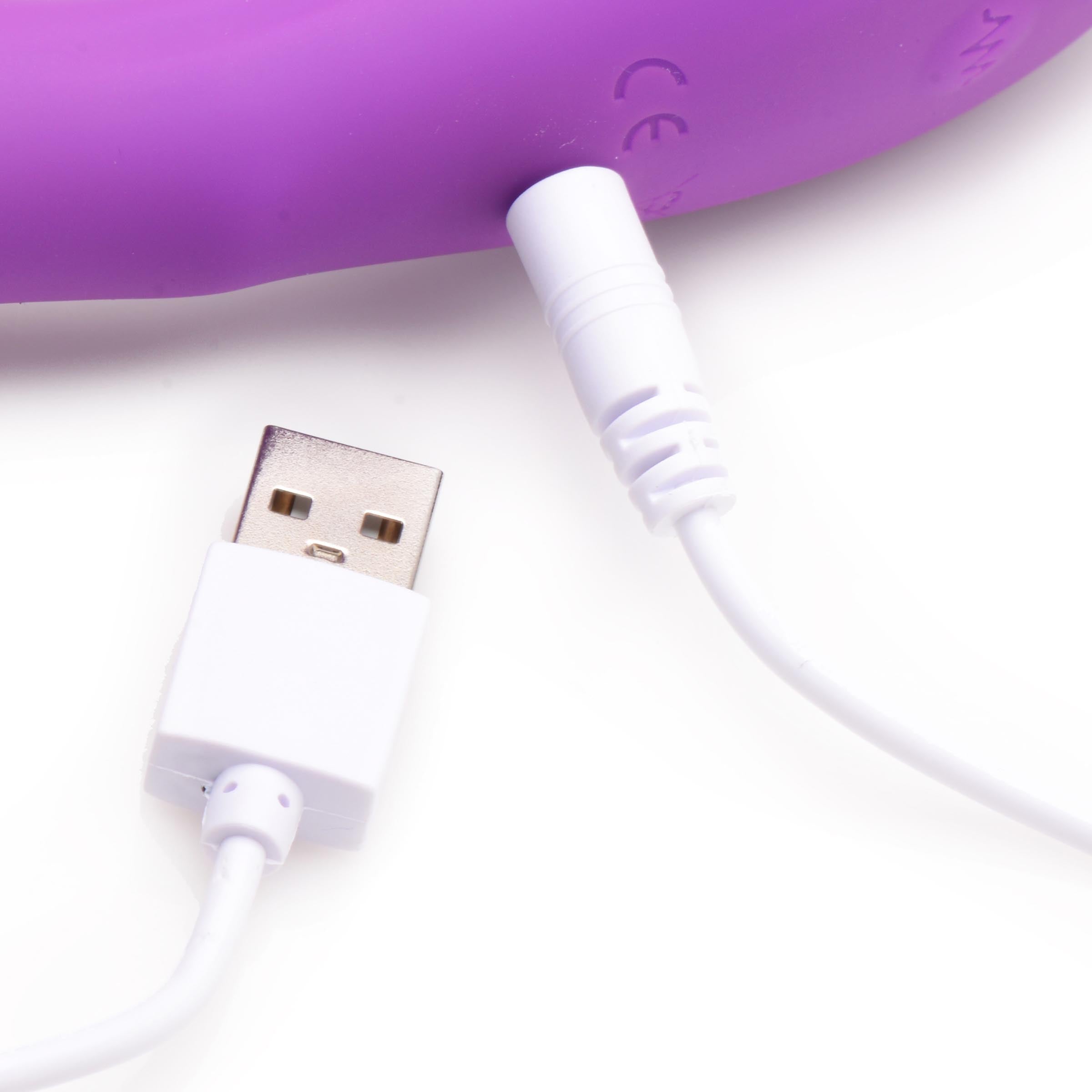 Inmi Pose Plus 10X Pulsing Bendable Silicone Vibrator Purple