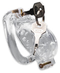 Master Series Lockdown Customizable Chastity Cage - Clear Clear
