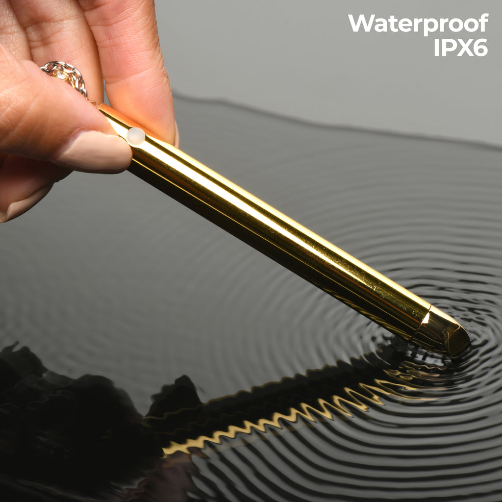 Charmed 7X Vibrating Necklace - Silver Yellow