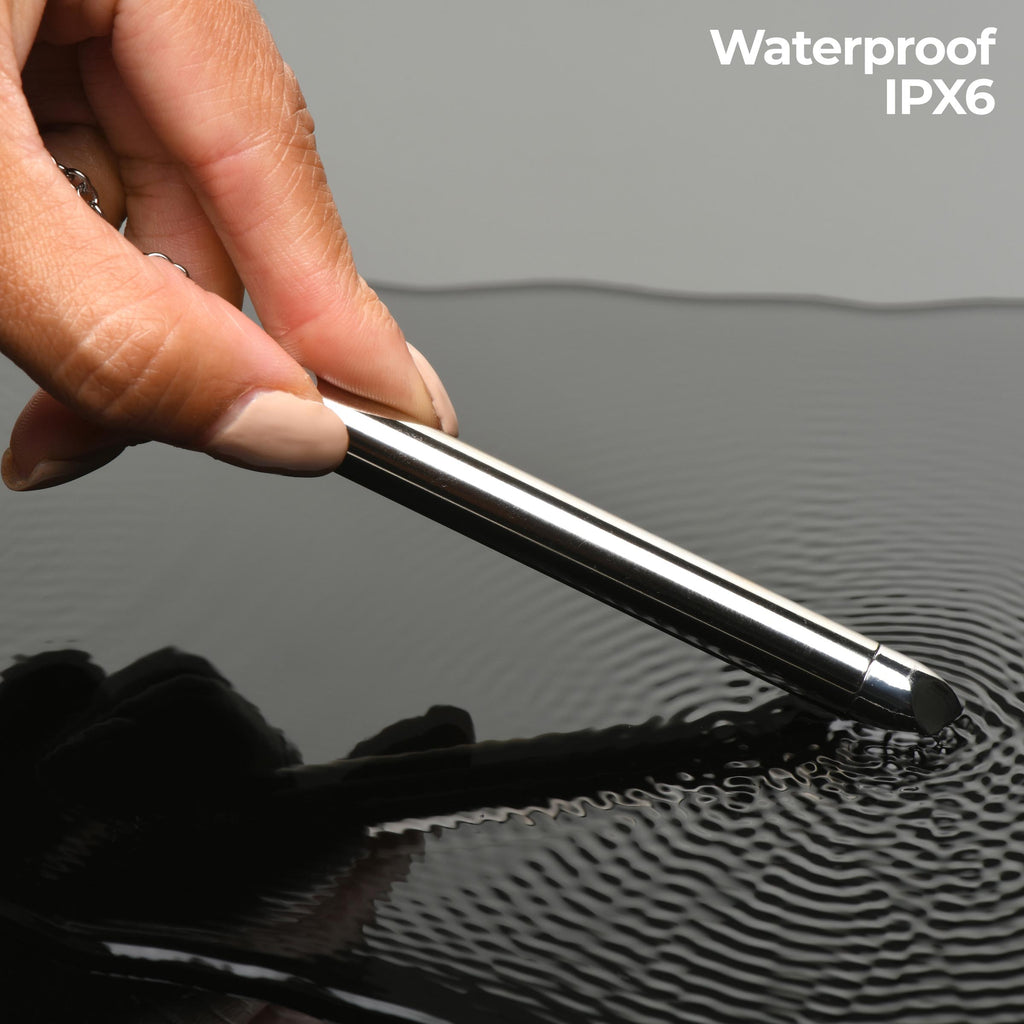 Charmed 7X Vibrating Necklace - Silver Grey