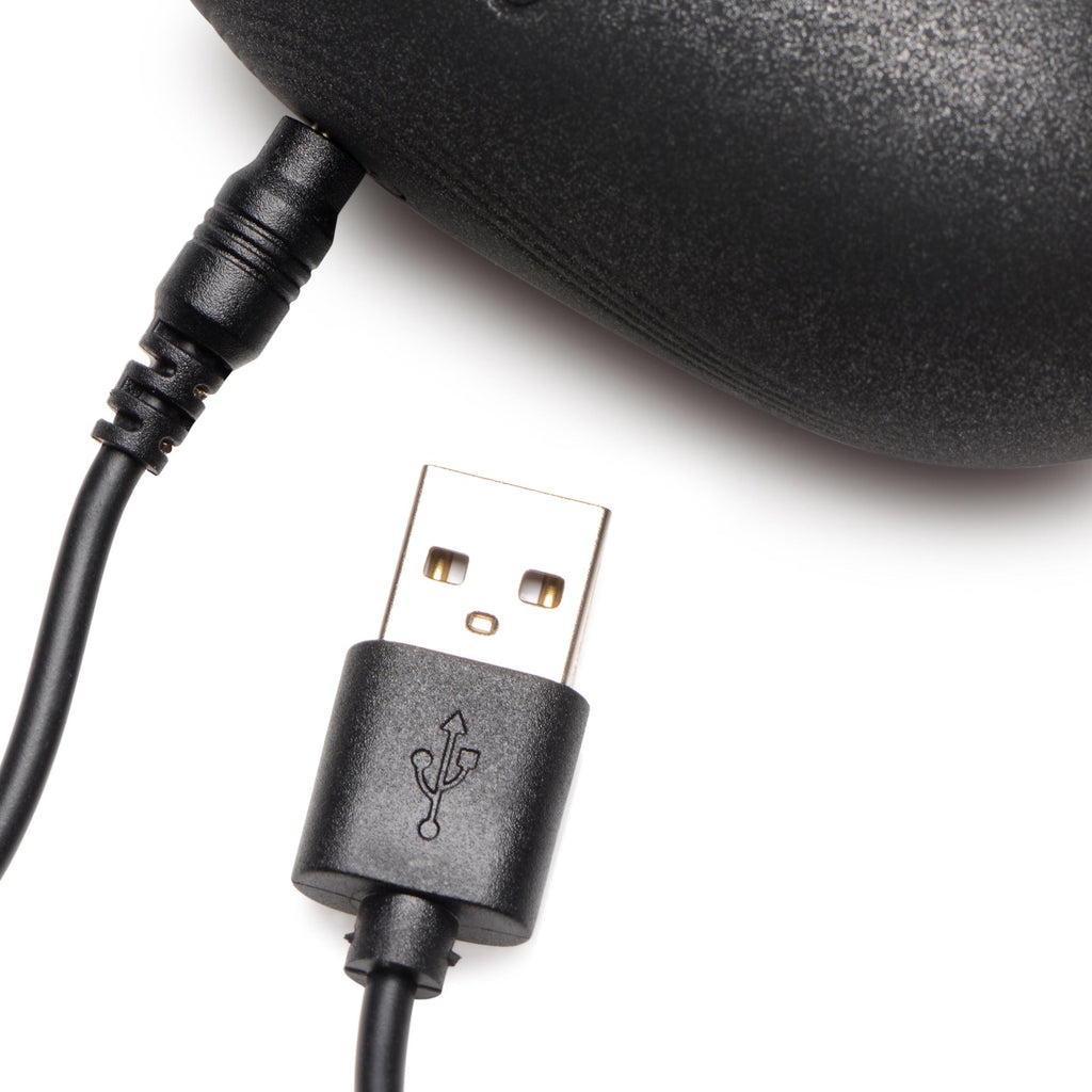 Bang! 25X Vibrating Silicone XL Egg with Remote Control Black