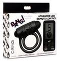 Bang! 25X Vibrating Silicone Cock Ring with Remote Control Black