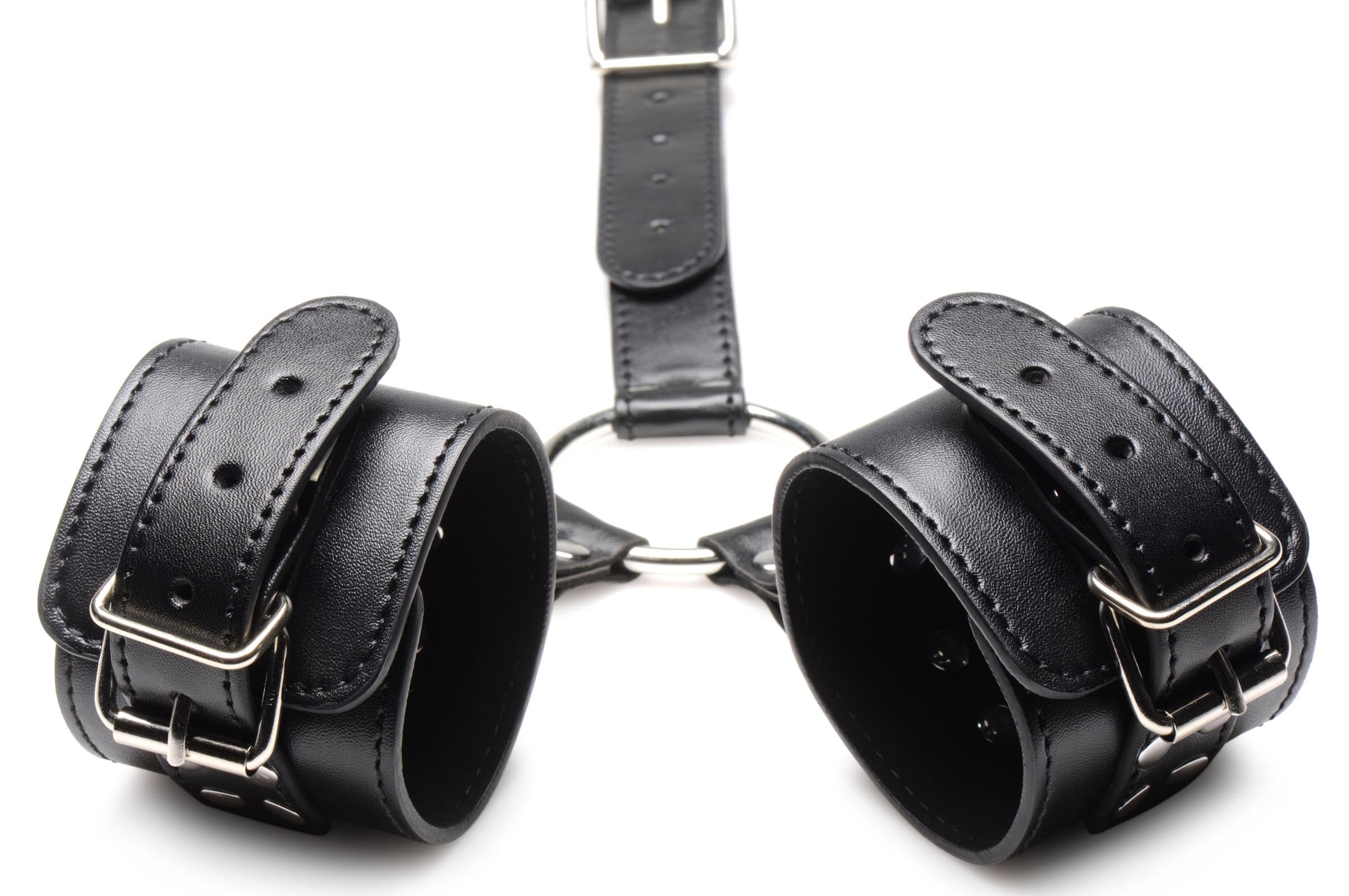 Strict Neck to Wrist Restraints Black