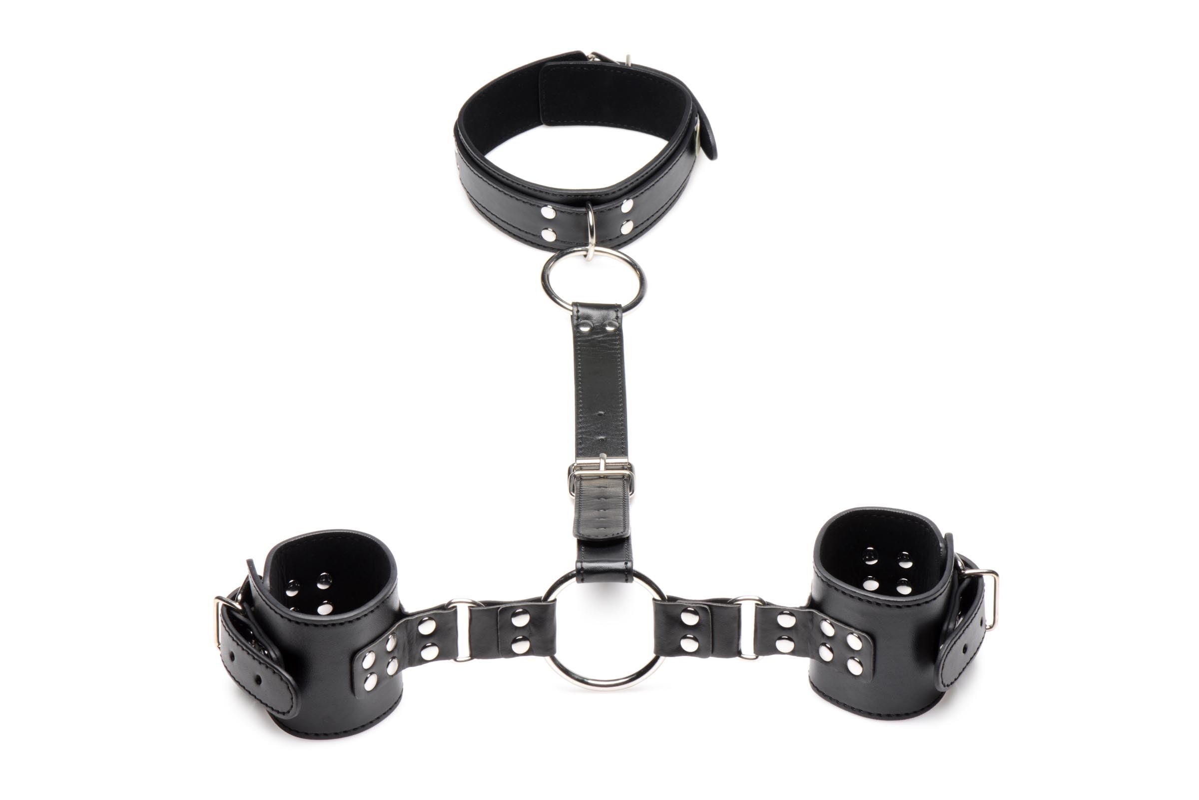 Strict Neck to Wrist Restraints Black