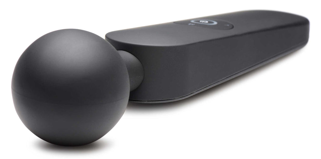 Master Series 72X Silicone Heating Wand Massager Black