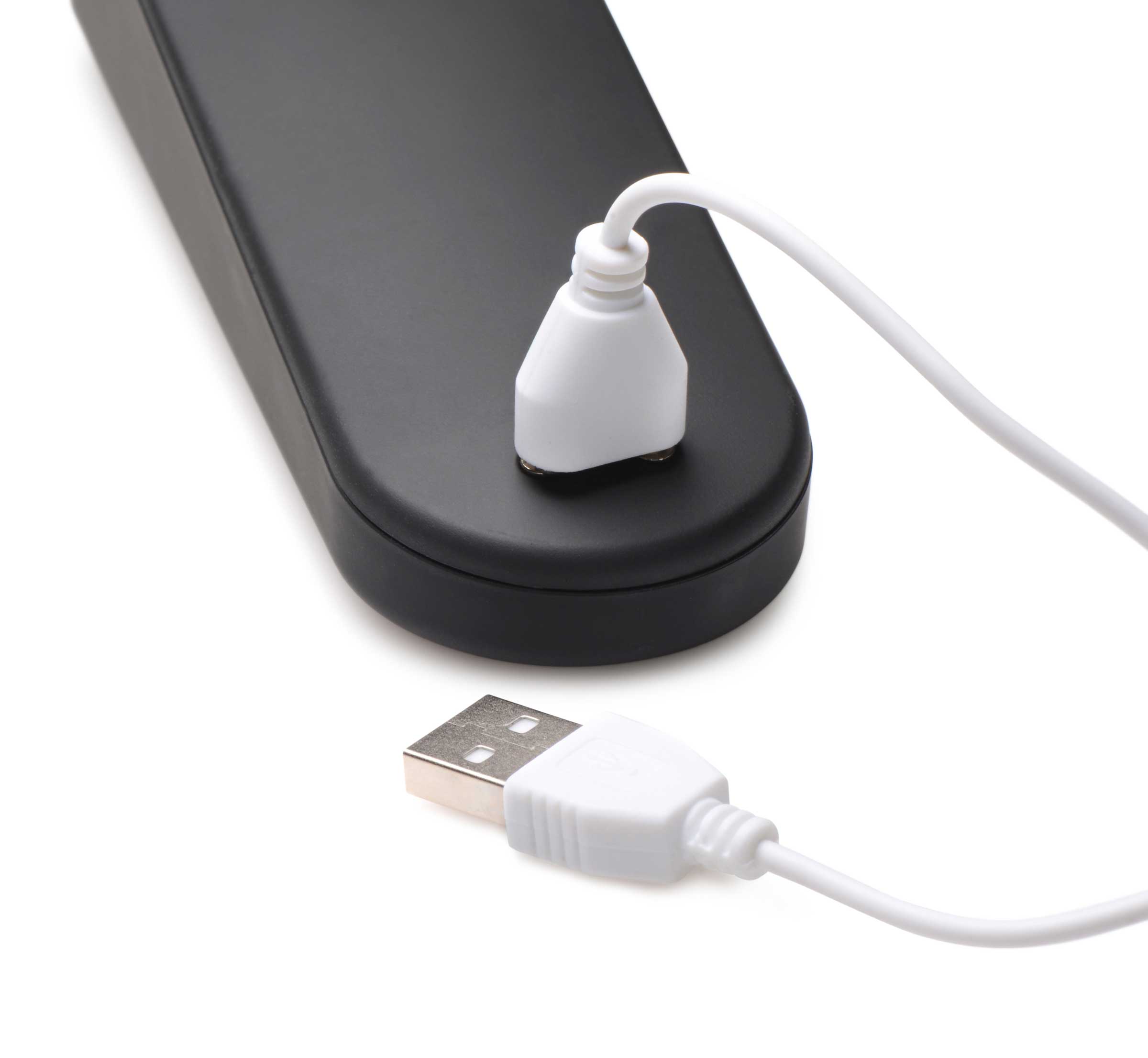 Master Series 72X Silicone Heating Wand Massager Black