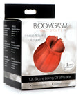 Bloomgasm Bloomgasm Wild Violet 10X Silicone Clit Licking Stimulator - Red Red