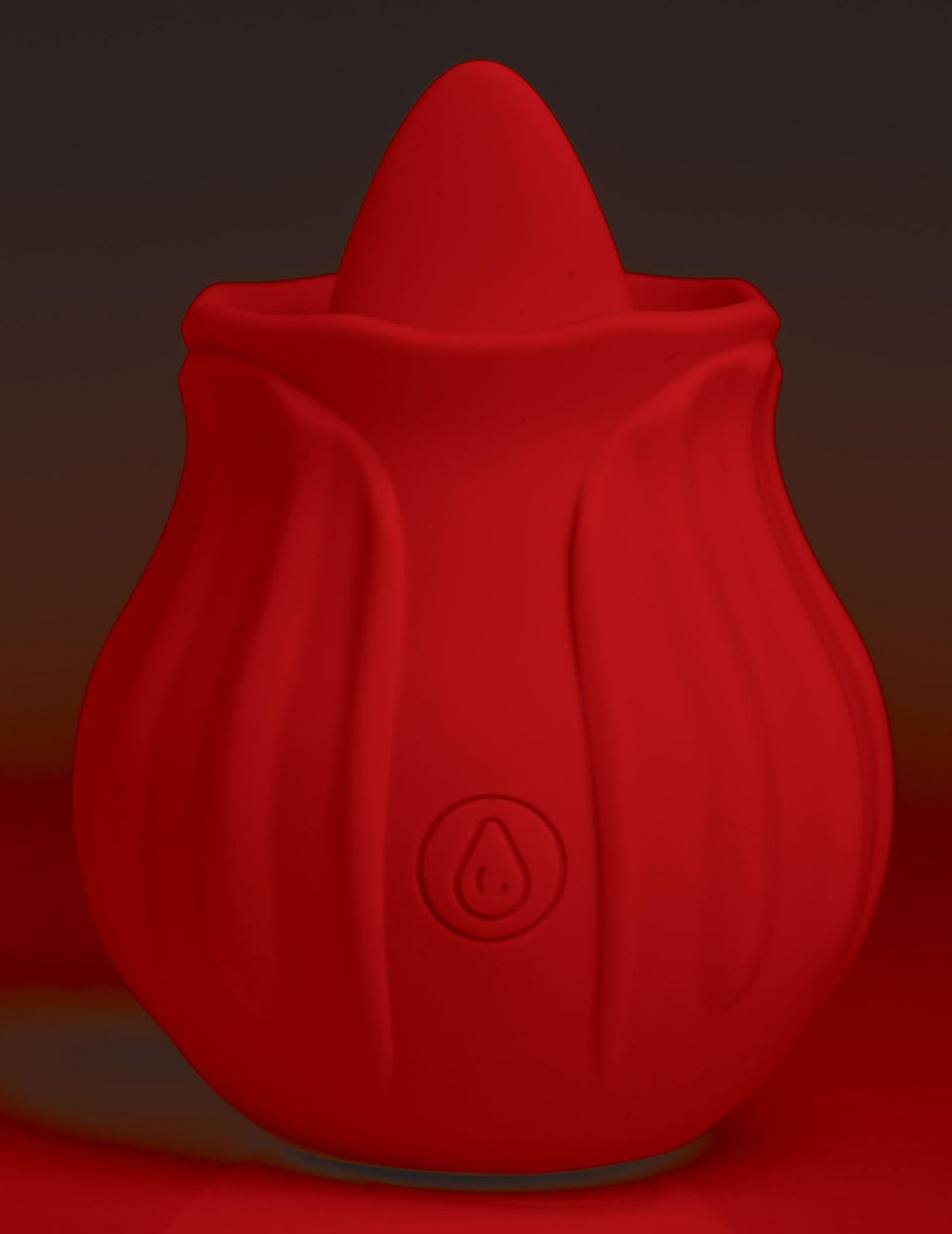 Bloomgasm Bloomgasm Wild Violet 10X Silicone Clit Licking Stimulator - Red Red