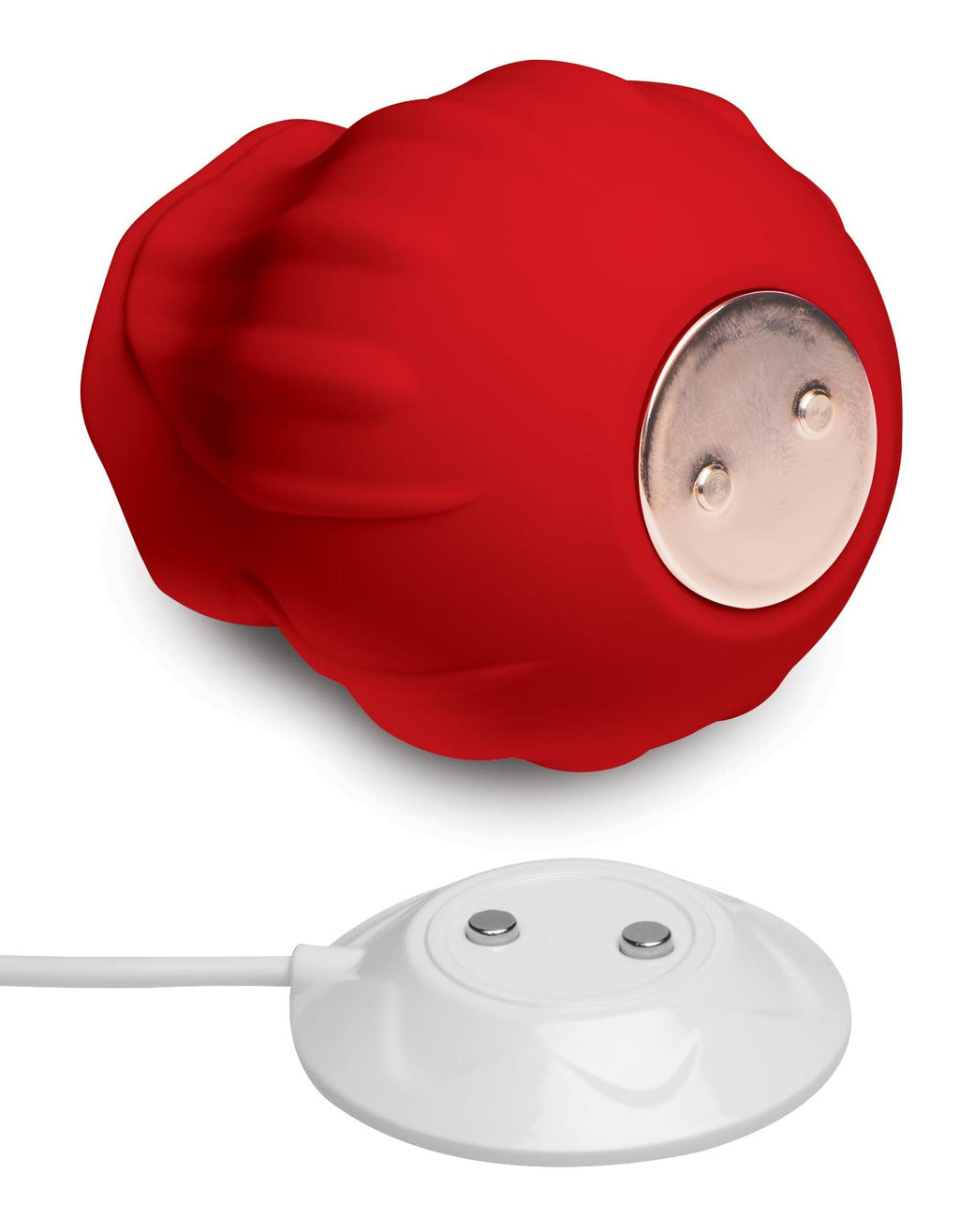 Bloomgasm Bloomgasm Wild Violet 10X Silicone Clit Licking Stimulator - Red Red