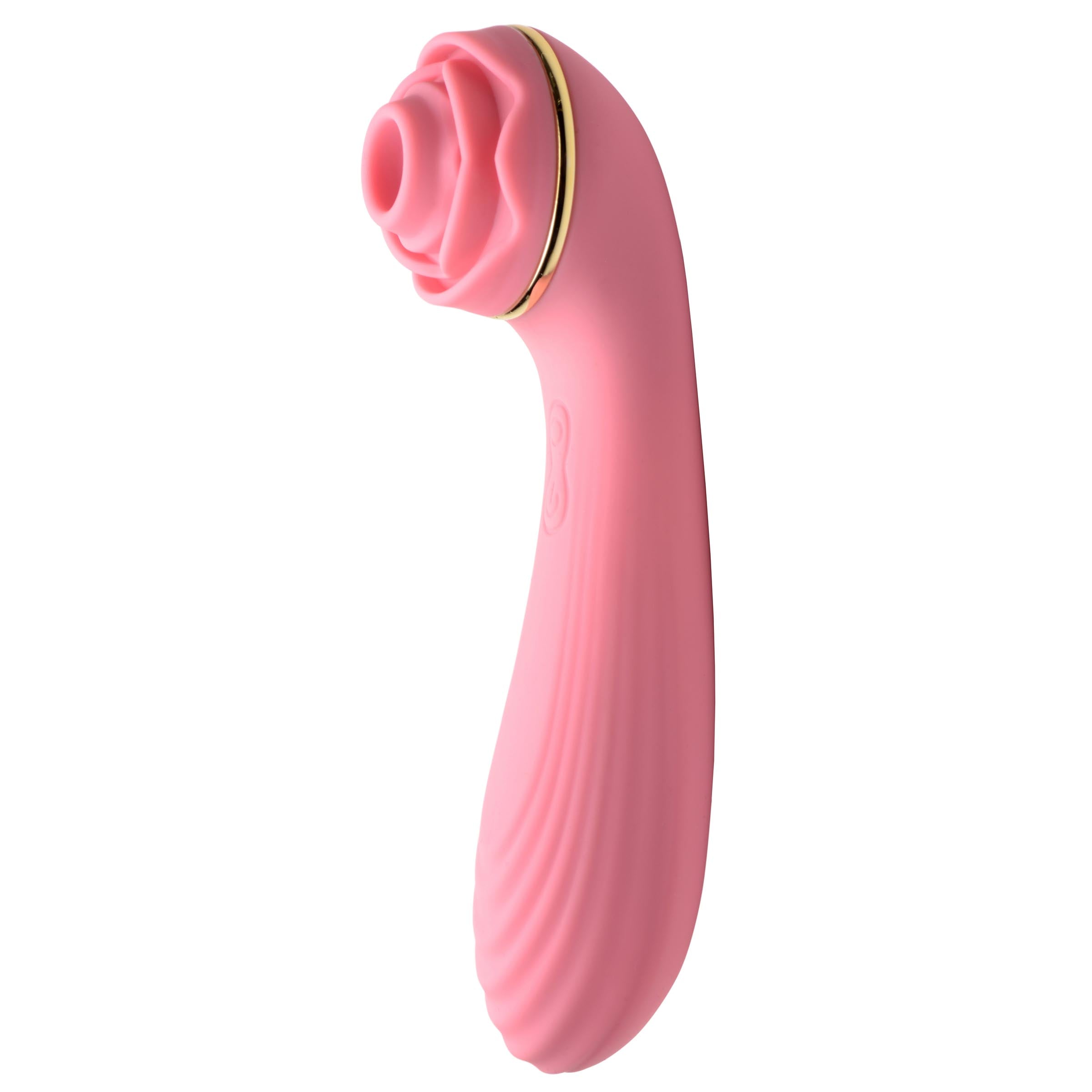 Bloomgasm Passion Petals 10X Silicone Suction Rose Vibrator - Pink Pink
