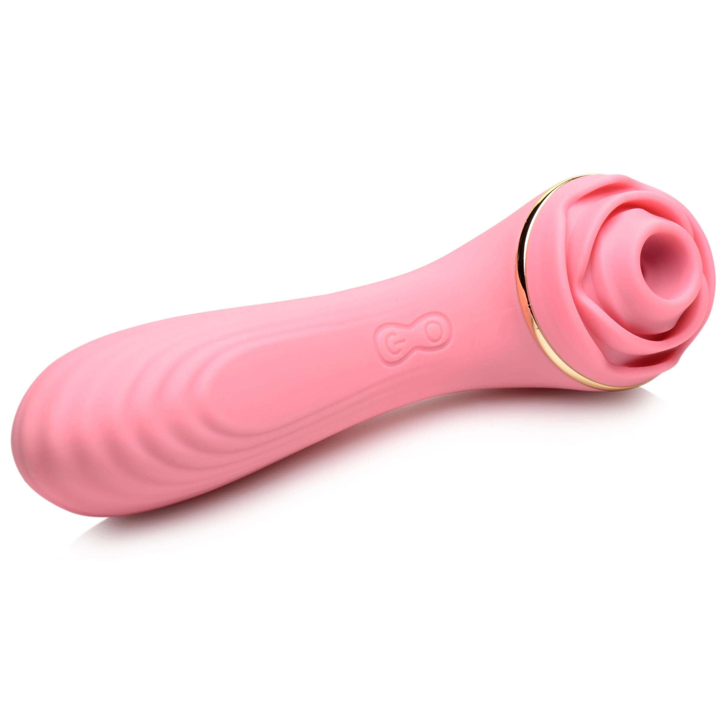 Bloomgasm Passion Petals 10X Silicone Suction Rose Vibrator - Pink Pink