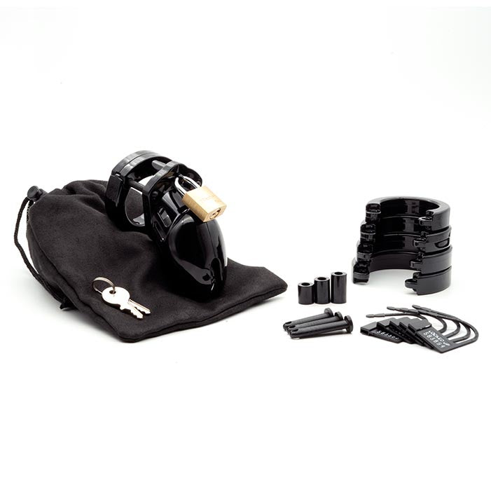 CB6000S CB6000S Black Chastity Cage Kit Black