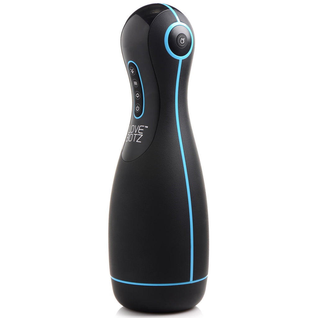 Lovebotz The Milker Extreme 16X Sucking, Squeezing, and Vibrating Masturbator Black