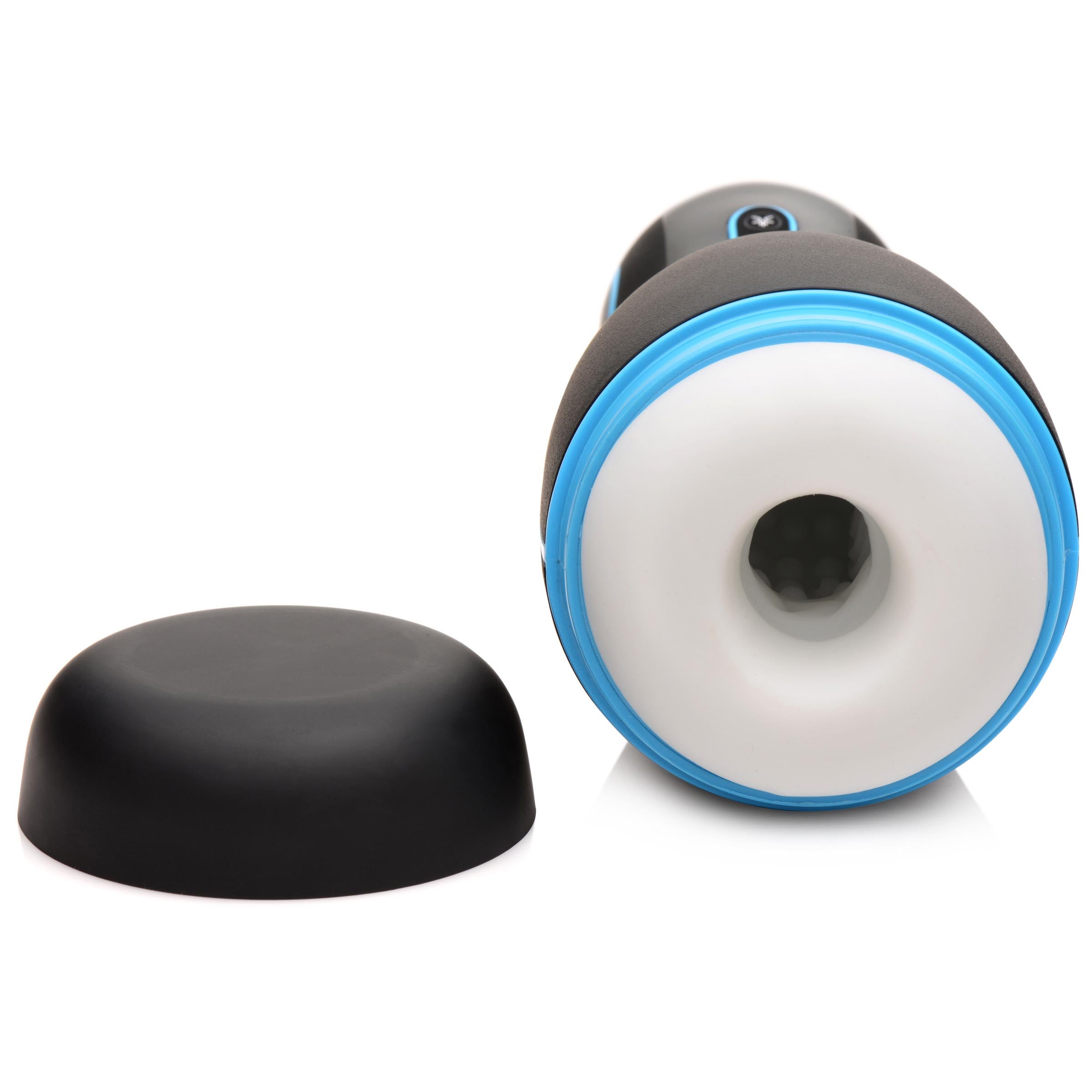 Lovebotz The Milker Extreme 16X Sucking, Squeezing, and Vibrating Masturbator Black