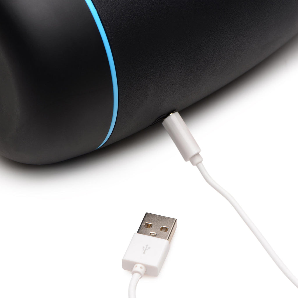 Lovebotz The Milker Extreme 16X Sucking, Squeezing, and Vibrating Masturbator Black