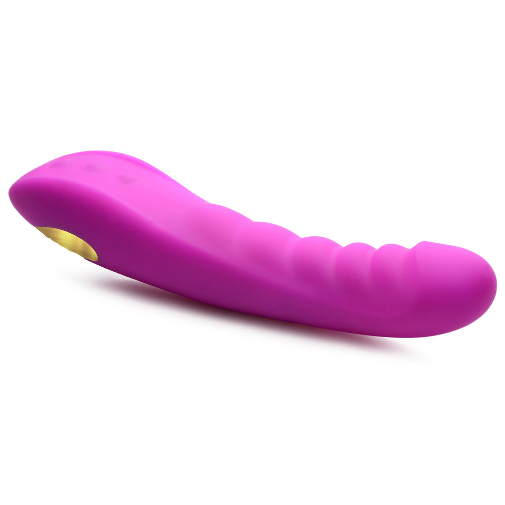 Inmi Locomotion Thrusting Silicone Vibrator Purple