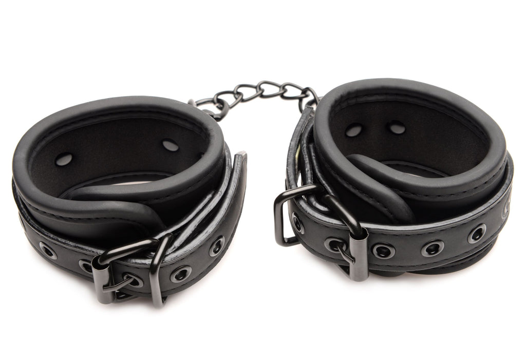 Master Series Kinky Comfort Wrist and Ankle Cuff Set Black