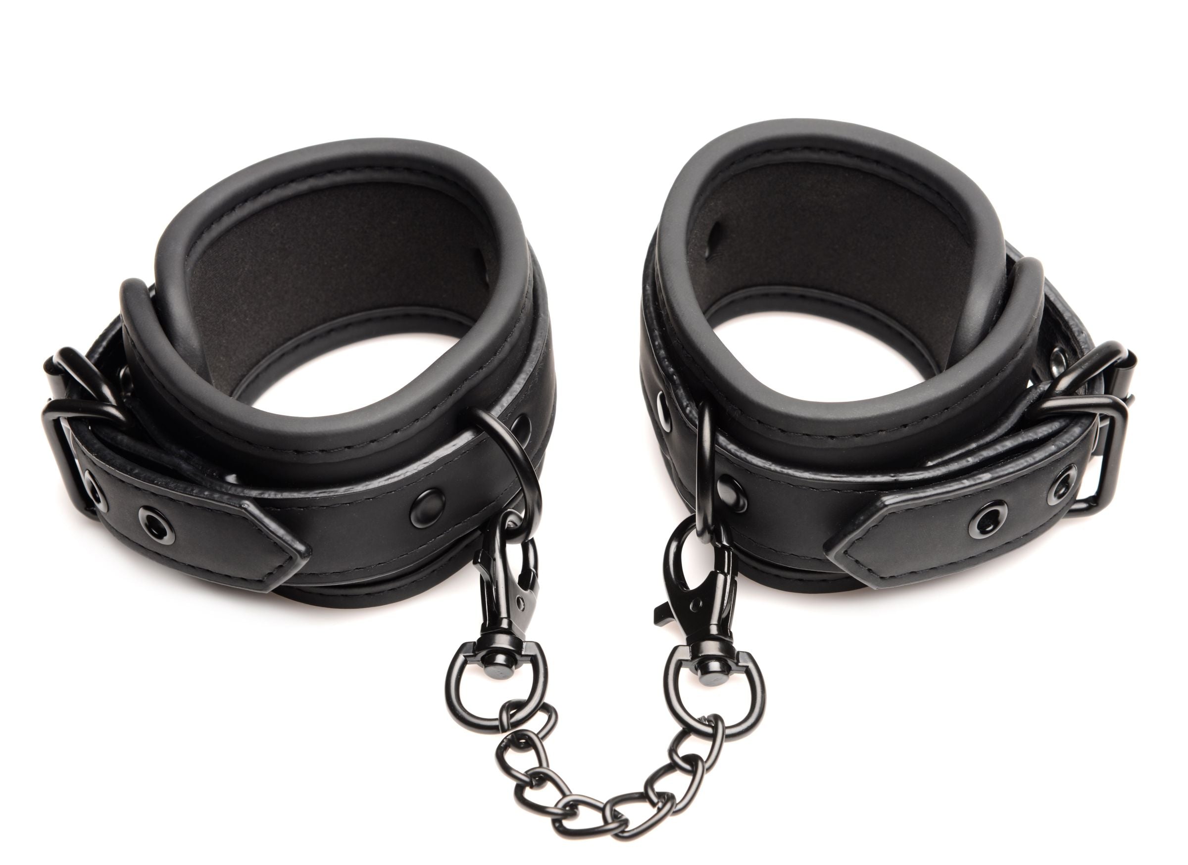 Master Series Kinky Comfort Wrist and Ankle Cuff Set Black