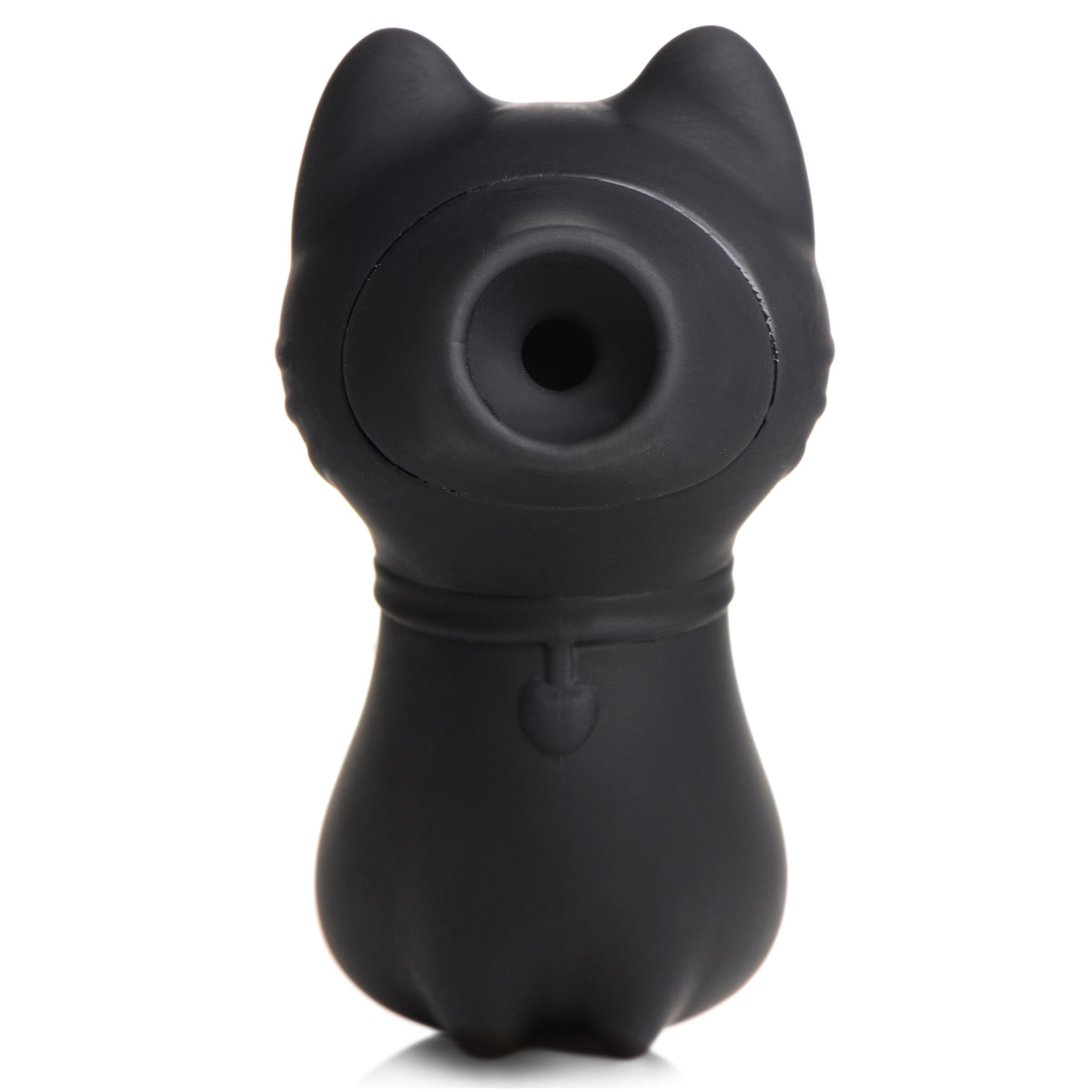 Shegasm Sucky Kitty Silicone Clitoral Stimulator - Black Black
