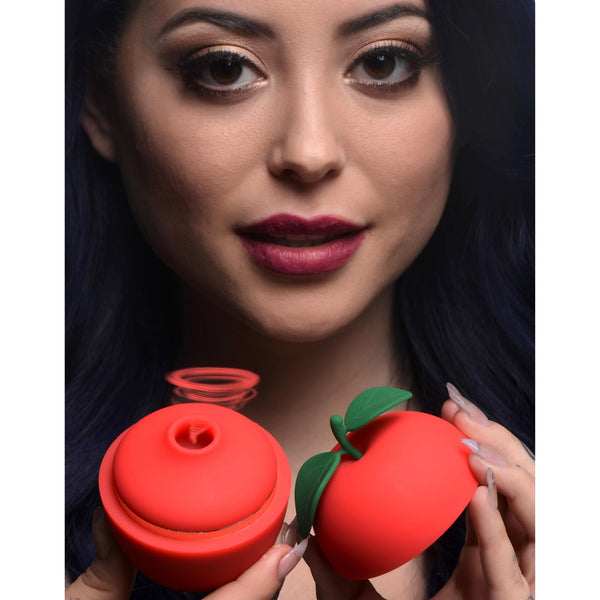XR Brands 6X Forbidden Apple Silicone Clit Stimulator