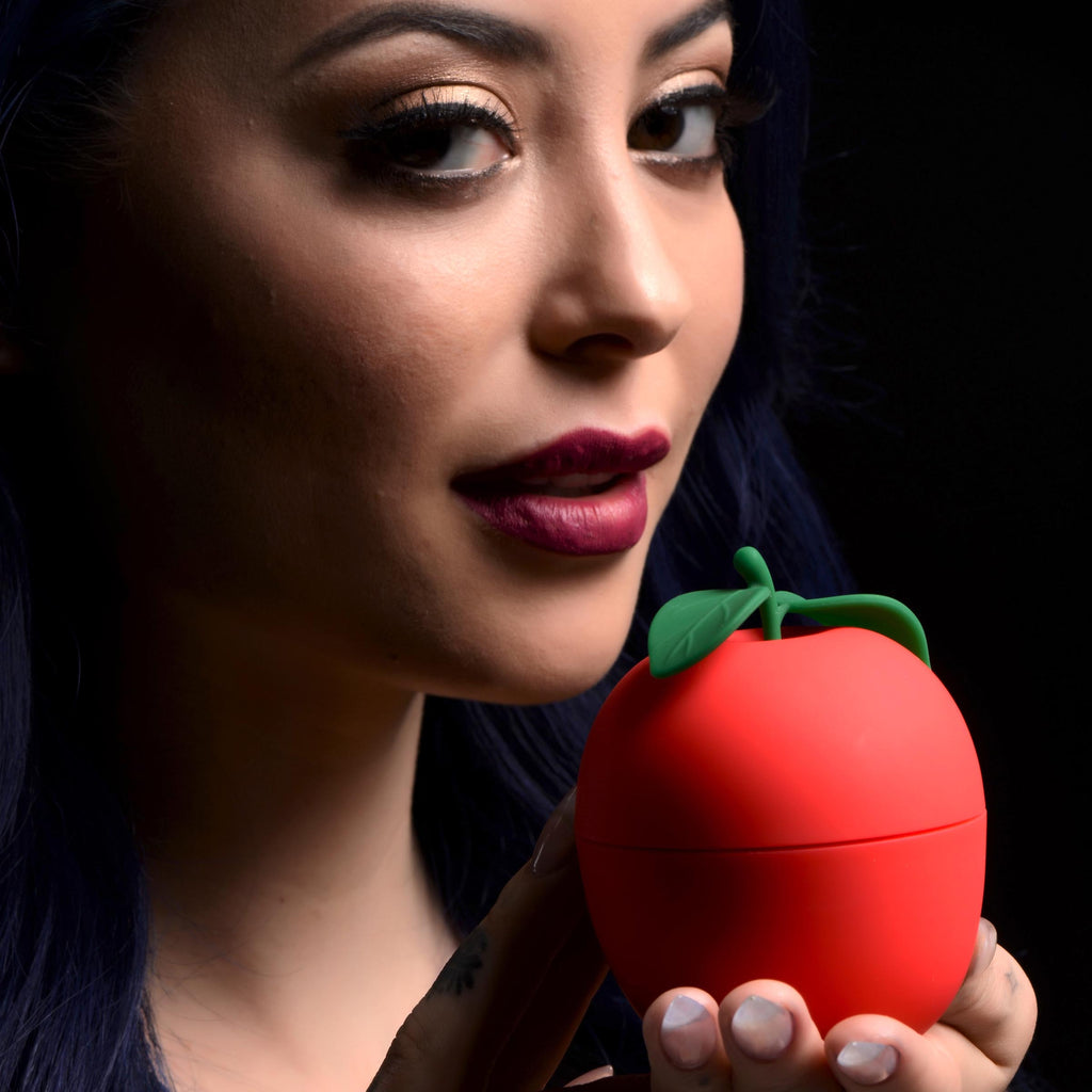 Shegasm 6X Forbidden Apple Silicone Clit Stimulator Red